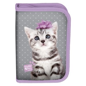 Penál Kitty šedý rozkládací-4